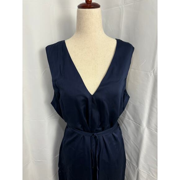 NWT Ettitude Sateen Jumpsuit - Ocean - Picture 4 of 7